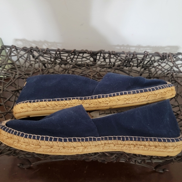 Viscata Men's Espadrille Flats Sitges Blue Canvas Size 12 - Picture 5 of 11